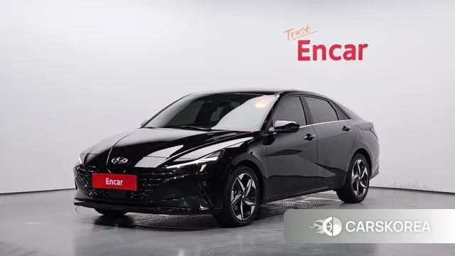 Hyundai Avante (CN7) 2021 Черный из Кореи