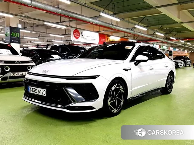 Hyundai Sonata D Edge (DN8) 2024 Белый из Кореи