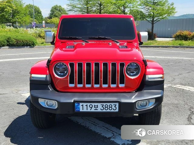 Jeep Wrangler (JL) 2021 Красный из Кореи