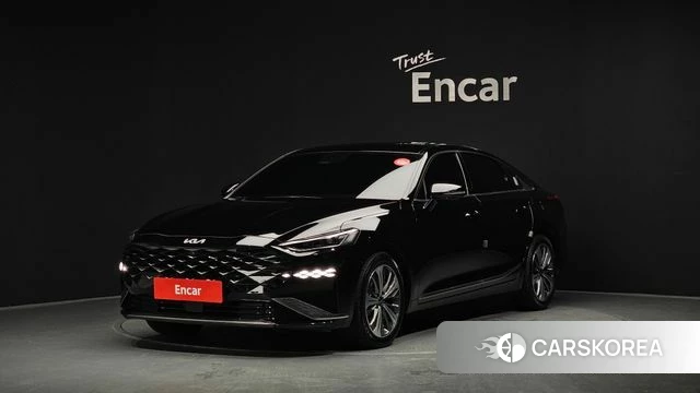 Kia K8 Hybrid 2023 Черный из Кореи