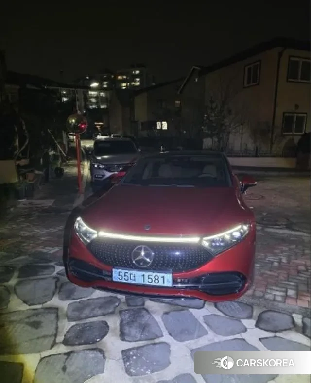 Mercedes-Benz EQS V297 2022 Красный из Кореи