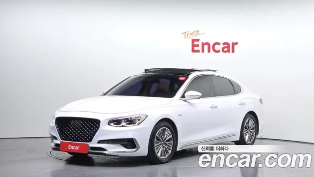 Hyundai Grandeur IG Hybrid 2019 Белый из Кореи