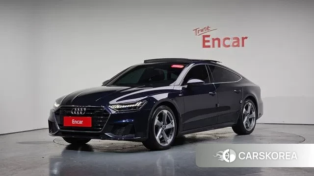 Audi A7 (4K) 2022 Синий из Кореи