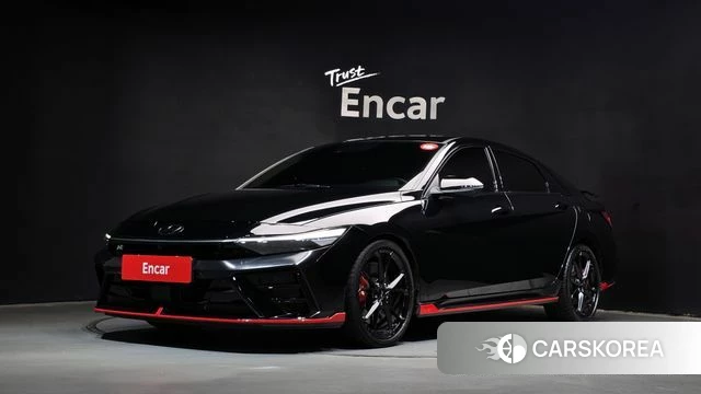 Hyundai The New Avante (CN7) 2024 Черный из Кореи