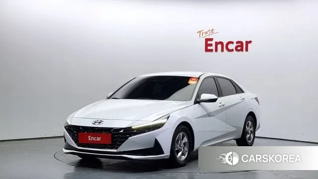 Hyundai Avante (CN7) 2020 Белый из Кореи