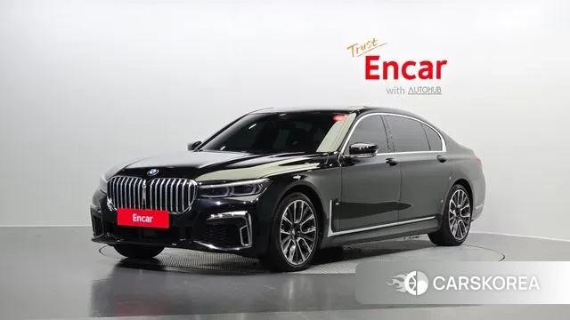 BMW 7 Series (G11) 2021 Черный из Кореи