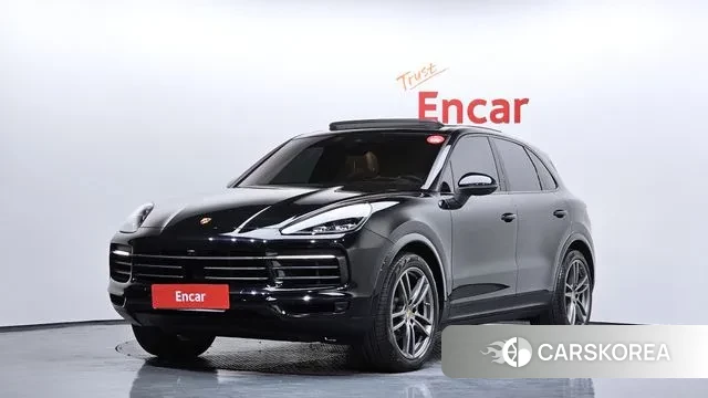 Porsche Cayenne (PO536) 2022 Черный из Кореи