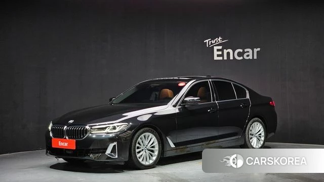 BMW 5 Series (G30) 2022 Черный из Кореи