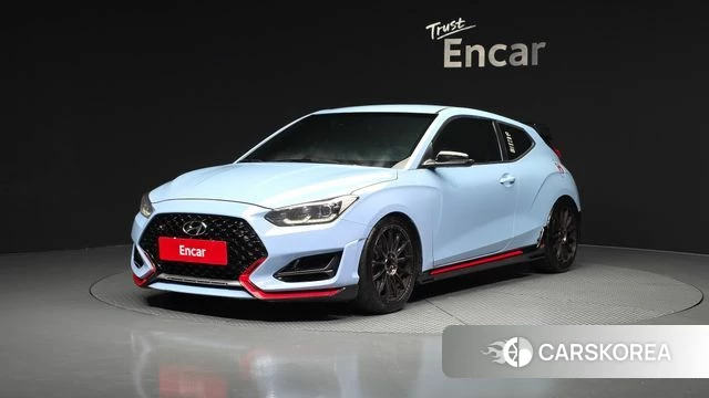 Hyundai Veloster (JS) 2020 Небесно-голубой из Кореи