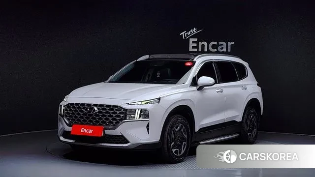 Hyundai The New Santa Fe 2021 Серебристо-серый из Кореи