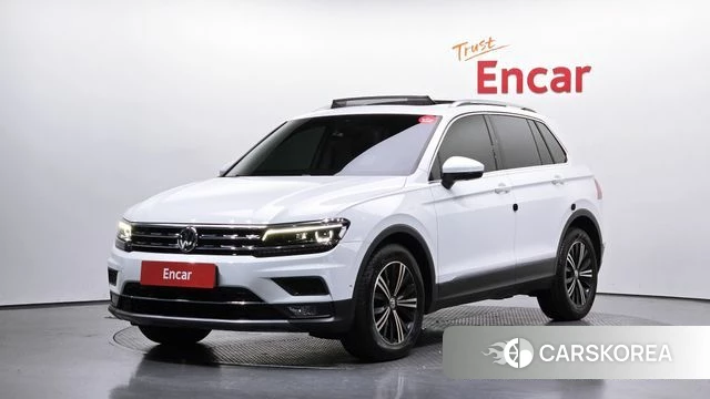 Volkswagen Tiguan second Generation 2019 Белый из Кореи