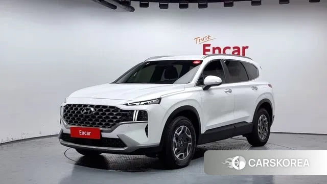 Hyundai The New Santa Fe 2023 Белый из Кореи