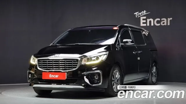 Kia The New Carnival 2018 Черный из Кореи