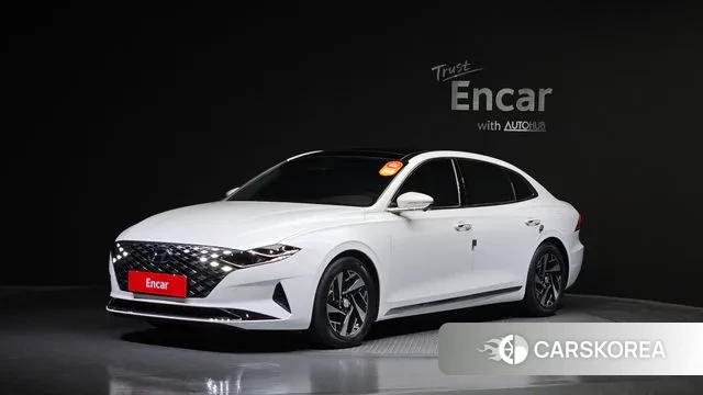 Hyundai The New Grandeur IG Hybrid 2021 Белый из Кореи