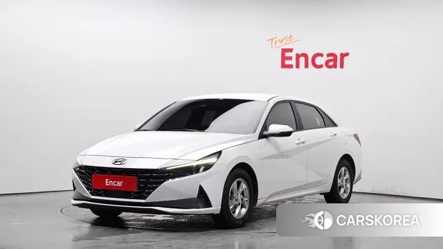 Hyundai Avante (CN7) 2022 Белый из Кореи