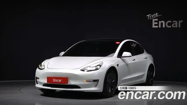 Tesla Model 3 2021 Белый из Кореи