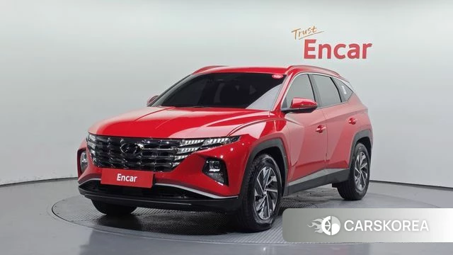 Hyundai Tucson Hybrid (NX4) 2022 Красный из Кореи