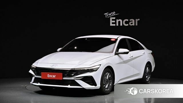 Hyundai The New Avante (CN7) 2023 Белый из Кореи