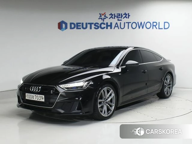 Audi A7 (4K) 2020 Черный из Кореи