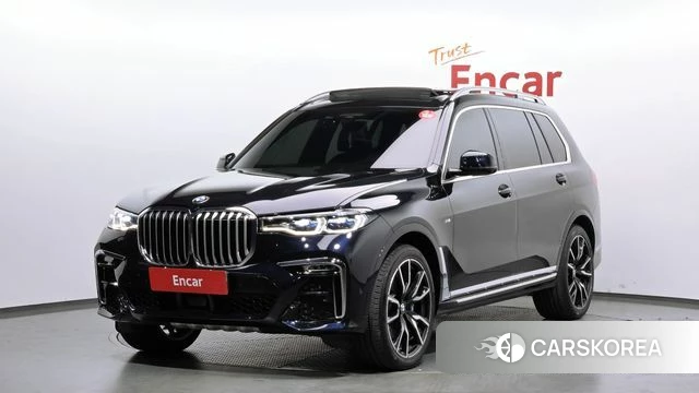 BMW X7 (G07) 2021 Синий из Кореи