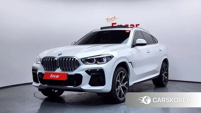 BMW X6 (G06) 2022 Белый из Кореи