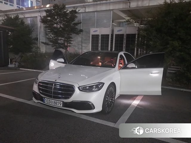 Mercedes-Benz S-Class W223 2022 Белый из Кореи