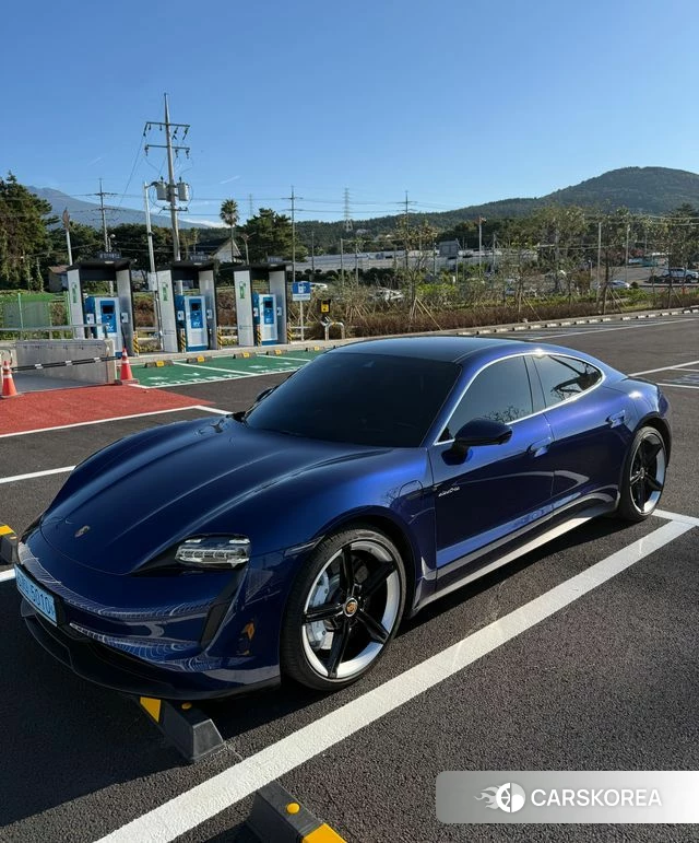 Porsche Taycan 2022 Синий из Кореи