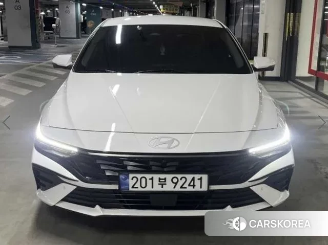 Hyundai The New Avante (CN7) 2024 Белый из Кореи