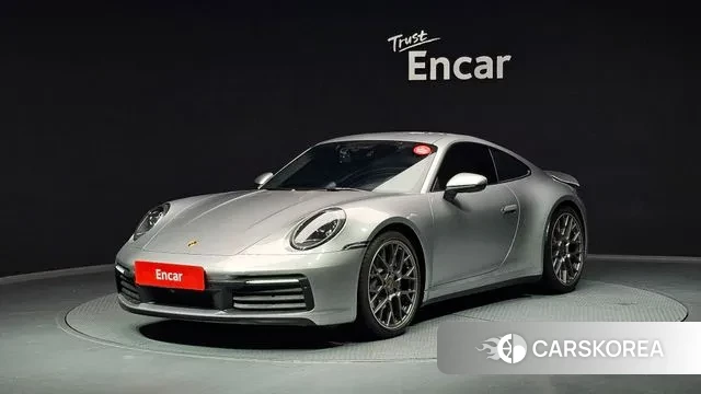 Porsche 911(992) 2020 Серебристо-серый из Кореи