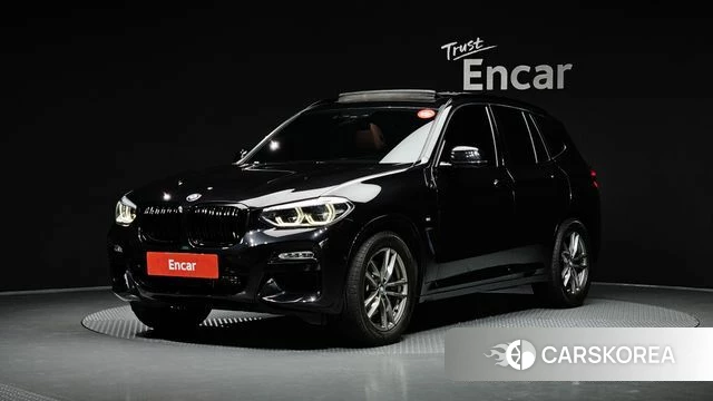 BMW X3 (G01) 2019 Черный из Кореи