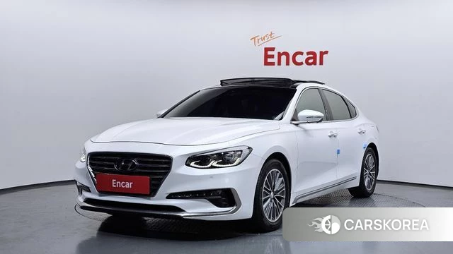 Hyundai Grandeur IG Hybrid 2019 Белый из Кореи