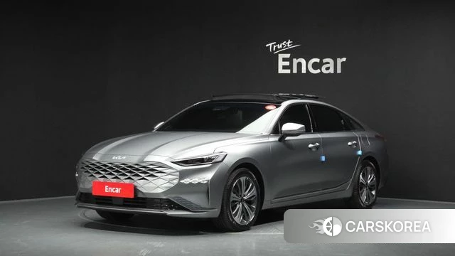 Kia K8 Hybrid 2023 Серебристо-серый из Кореи