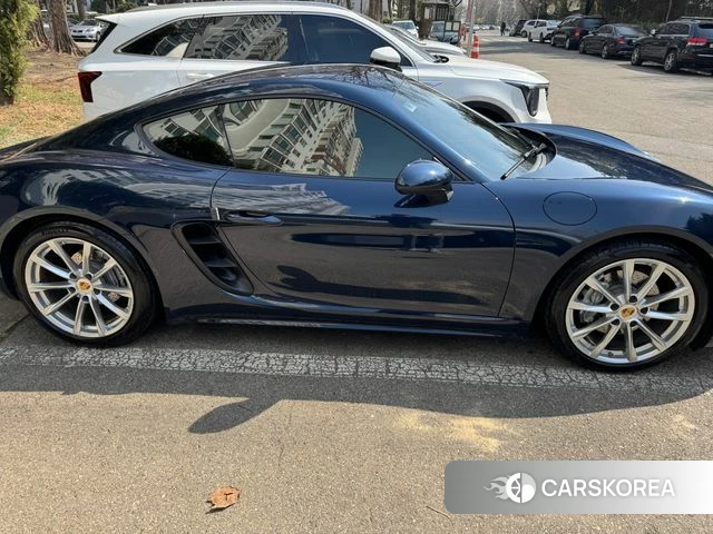 Porsche 718 Cayman 2019 Синий из Кореи