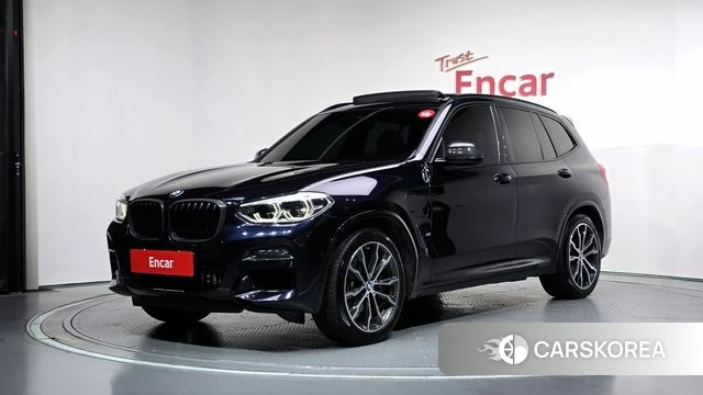 BMW X3 (G01) 2021 Черный из Кореи