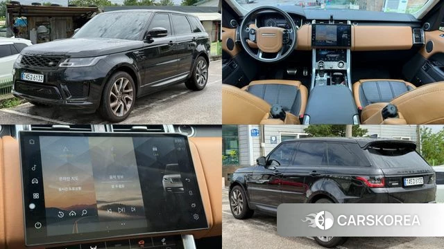 Land Rover Range Rover Sport 2nd Generation 2018 Черный из Кореи