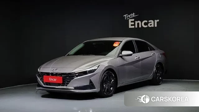Hyundai Avante Hybrid (CN7) 2021 Серый из Кореи