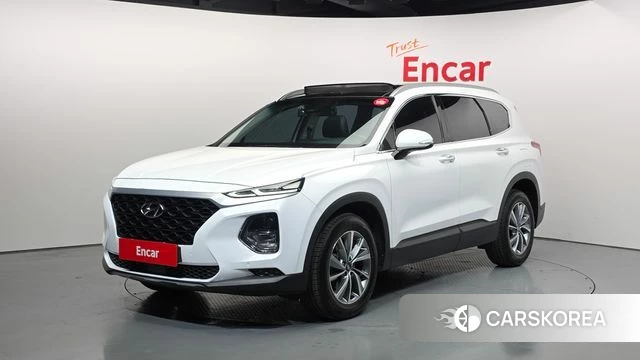 Hyundai Santa Fe TM 2019 Белый из Кореи