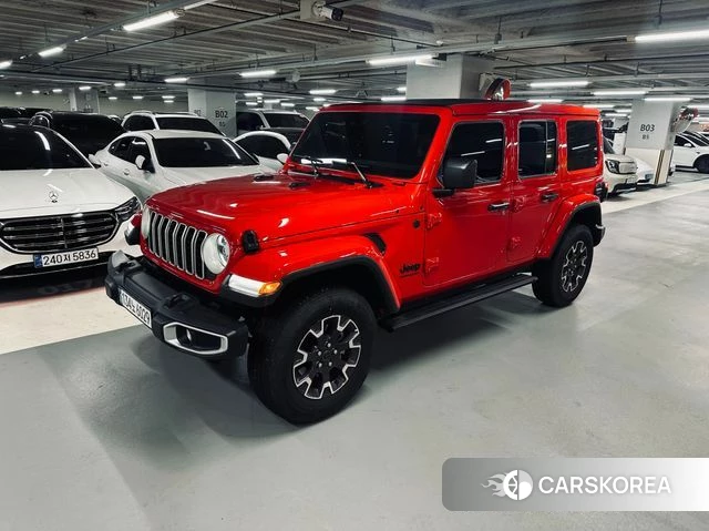 Jeep Wrangler (JL) 2025 Красный из Кореи