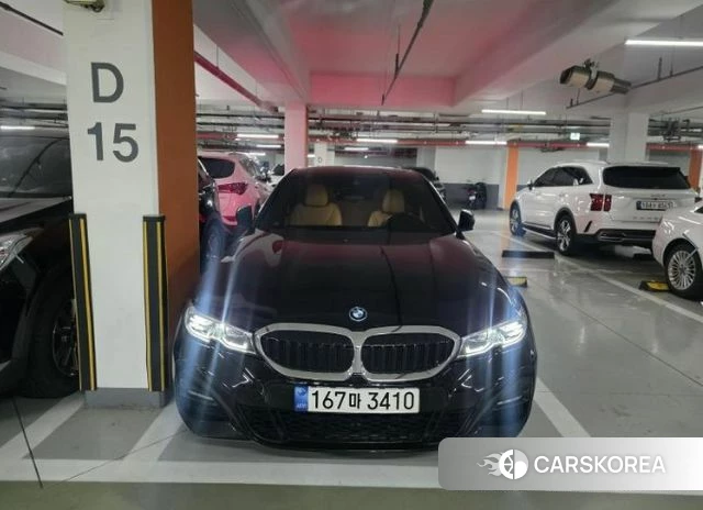 BMW 3 Series (G20) 2022 Черный из Кореи