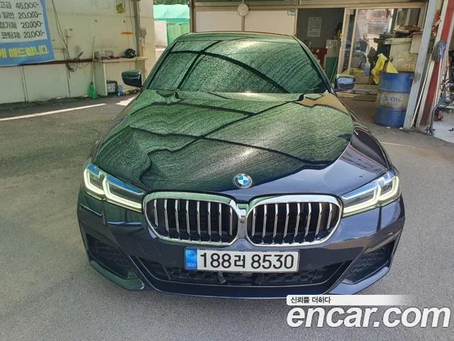 BMW 5 Series (G30) 2023 Синий из Кореи