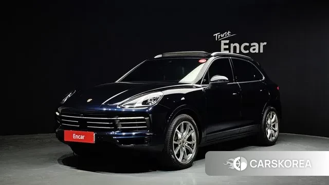 Porsche Cayenne (PO536) 2020 Синий из Кореи