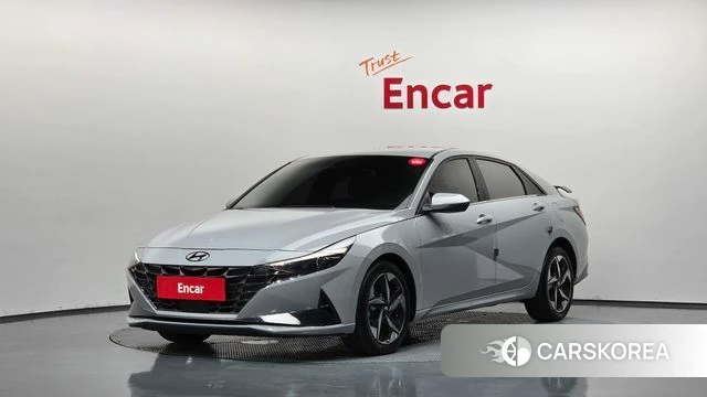 Hyundai Avante (CN7) 2021 Серебристо-серый из Кореи