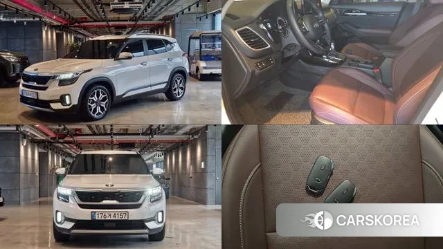 Kia Seltos 2021 Белый из Кореи