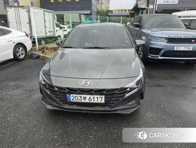 Hyundai Avante (CN7) 2021 Серый из Кореи