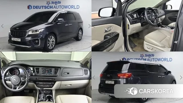 Kia The New Carnival 2018 Серый из Кореи