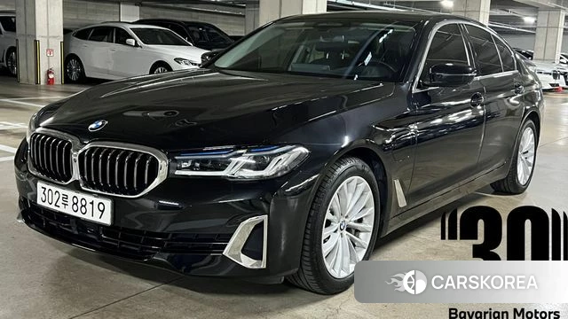 BMW 5 Series (G30) 2021 Черный из Кореи