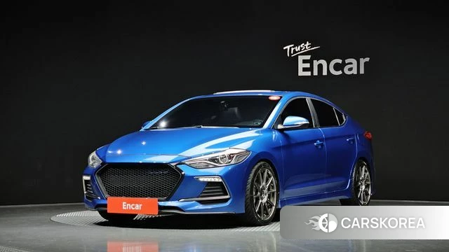 Hyundai Avante AD 2018 Синий из Кореи
