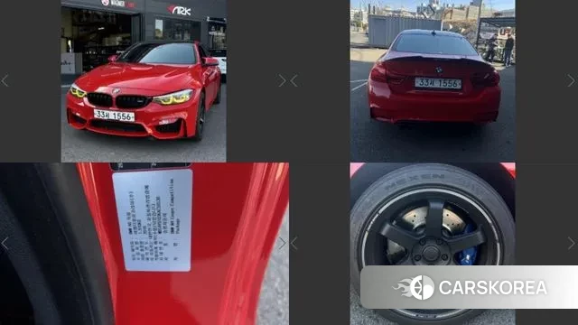 BMW M4 (F82) 2019 Красный из Кореи