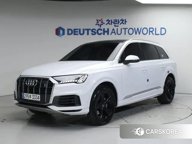 Audi Q7 (4M) 2021 Белый из Кореи