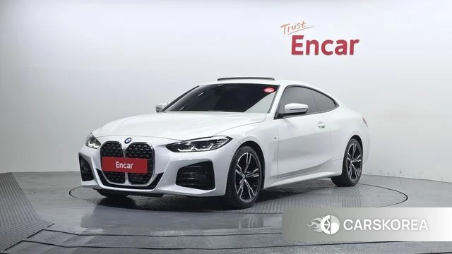 BMW 4 Series (G22) 2021 Белый из Кореи